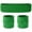 Green, variant on Headband & Wristbands Set (Includes 1 Head Band and 2 Wrist Sweatbands) (Neon Yellow)