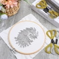 thumbnail image 4 of 12 Skeins Metallic Embroidery Thread, Embroidery Floss Metallic Thread Glitter Threads String Cross-Stitch Threads for Sewing Making Yarn Hand Accessories(Gold Silver),Gold Silver, 4 of 6