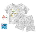 thumbnail image 6 of Xyxonk Funny Kids Diy Hand Painted Homewear Set 2-Piece Color Your Own Pjs Can Play with and Wear Size 5-6 Years Two Piece 2 Pcs Khaki 120, 6 of 7