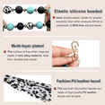 thumbnail image 3 of PAKASEBOXES Keychain Bracelet Wristlet with Rhinestones, Silicone Beaded Key Ring Bracelet for Women, Cute Car Key Accessories Gift, 3 of 6