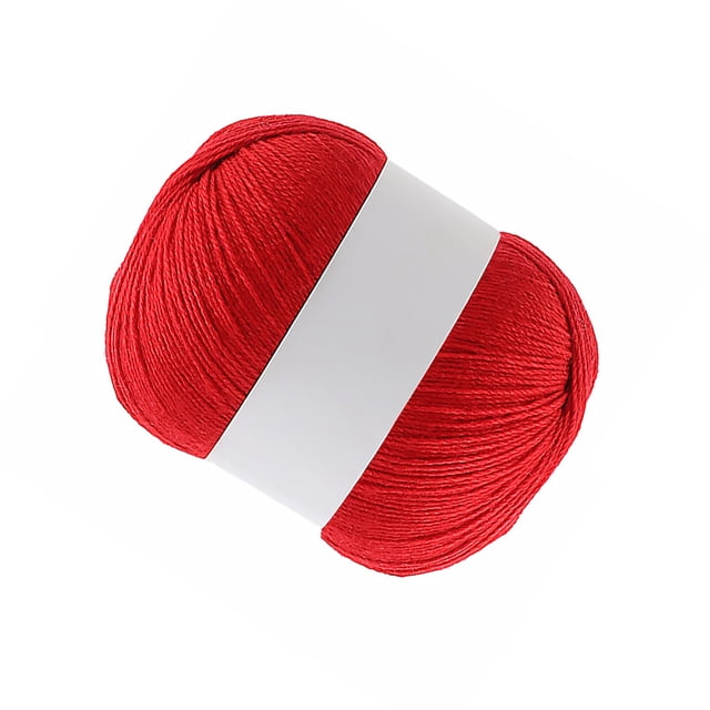 Hilo de tejer Inteprter Mezclado Cordón de macramé grueso para manualidades de ganchillo Color Rojo