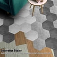 thumbnail image 4 of Ccdes 10Pcs Waterproof Non-Slip Hexagonal Self-Adhesive Ceramic Tile Wall Floor Stickers Home Decor,PVC Sticker, 4 of 7