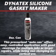 thumbnail image 5 of Dynatex DynaBlack RTV Silicone Gasket Maker 8oz Auto Can - 500°F High Temperature, Sensor Safe, Low Odor, and Non-Corrosive Silicone Sealing Compound Made in the USA (Single), 5 of 7