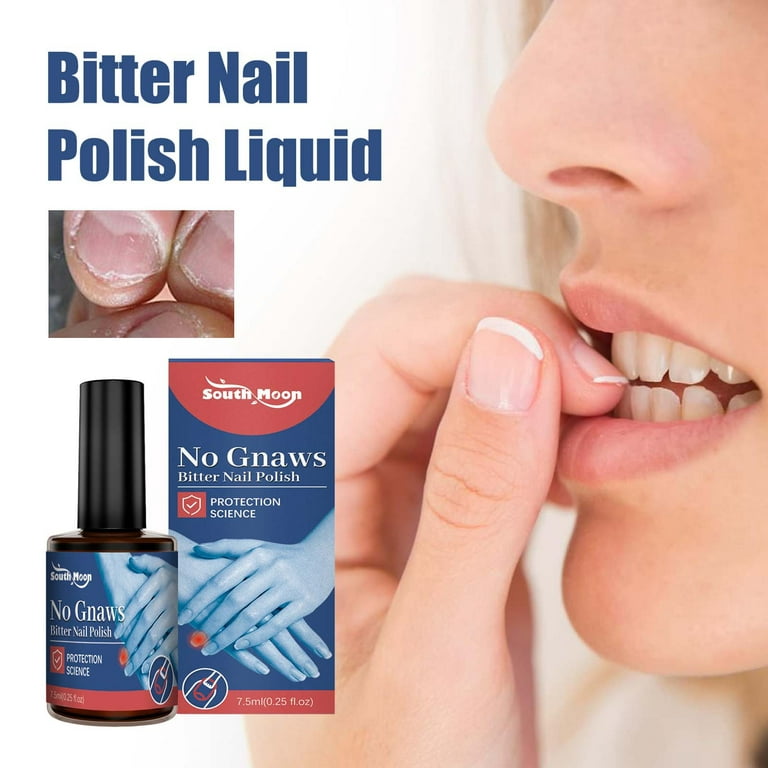 EJWQWQE Nail Biting Prevention - Effectively Nail Chewing And Thumb  Sucking, Children And Adults From Biting Nail Polish 7.5ml 