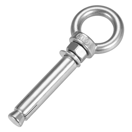 

M10 x 90 Expansion Eyebolt Screw Eye Nuts with Ring Anchor Raw Bolts 1 Pcs