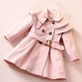 thumbnail image 1 of Children's winter coat red grey Autumn kids jacket sleeve fashion baby coat girl's baby jacketpink5-120 He Qiyong unisex, 1 of 1
