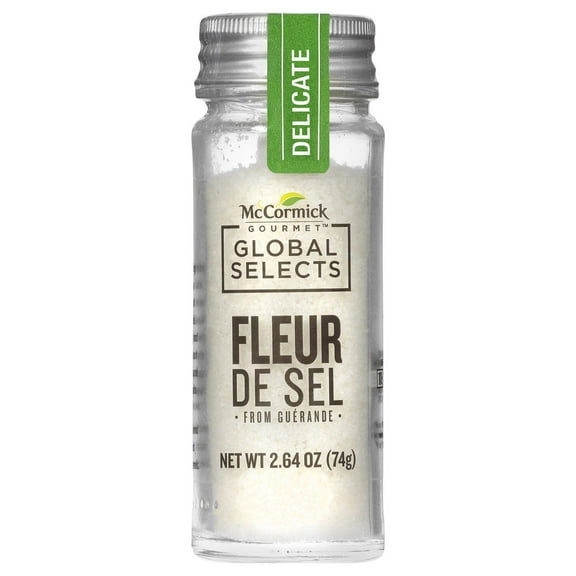 McCormick Gourmet Global Selects Fleur De Sel from Guérande - 2.64 oz- Pack of 2