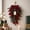 C, variant on Christmas Poinsettia Teardrop Swag – Artificial Magnolia Leaf Hanging Door Decoration – Farmhouse Xmas Winter Wreath for Door Window Wall Home Decor