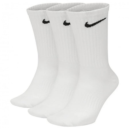 Nike Everyday Lightweight Crew Socks (3Pk) WHITE/BLACK - M
