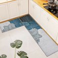 thumbnail image 5 of Non-Slip Kitchen Mat, 2 Pieces Absorbent Sink Mat, 40x60cm and 40x120cm, Soft Floor Mat for Living Room Bedroom Hallway, Machine Washable 4, 5 of 5