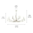 thumbnail image 2 of Kichler Lighting - Malene - 14 Light Chandelier-27.25 Inches Tall and 52.75, 2 of 8
