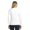 thumbnail image 2 of District DT6201 Womenâ€™s Very Important Tee Long Sleeve V-Neck Shirt, 2 of 3
