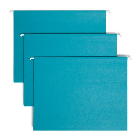 UPC: 0086486640749 | Smead  SMD64074  Hanging File Folders with Tab  25 / Box  Teal