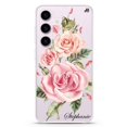 thumbnail image 4 of Pink Watercolor Floral Samsung Galaxy Ultra Clear Case,iPhone 12, 4 of 5