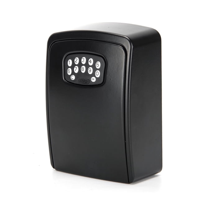 Key Safe Box Outdoor,Waterproof Smart Key Storage Secret Box with Code Tuya APP Unlocking Wall Mounted Anti Theft Key Safe Box Organizer ,Easy to Use