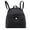 Black, variant on Pocket Detail Convertible Backpack to Crossbody Purse (Women)