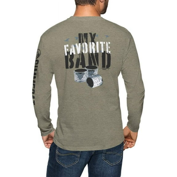 GIMMEDAT My Favorite Band Long Sleeve Duck Hunting Mens Tshirt Gift