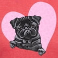 thumbnail image 3 of CafePress - Black Pug Pink Hear T Shirt - Womens Tri-blend T-Shirt, 3 of 4