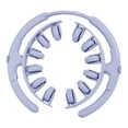 thumbnail image 1 of Bunblic Rouleau de Massage pour Muscles des Jambes avec 12 Roues Détachable Compact pour Mollets Bras 11x10.2x1.6inch Polyvalent Tension Ajustable Bleu, 1 of 8