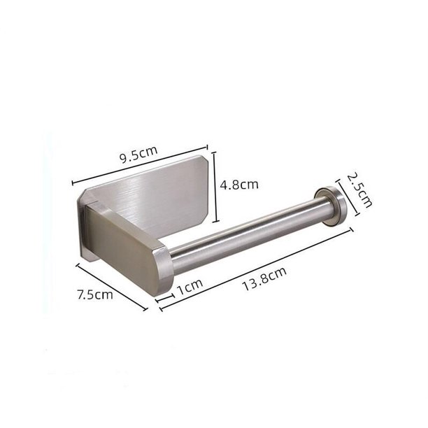 Toilet roll holder selfadhesive without drilling toilet roll holder