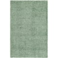 thumbnail image 3 of Unique Loom Davos Shag Collection Area Rug - Solid (5' 3" x 8' Rectangle Sage), 3 of 7