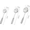 thumbnail image 2 of Colander Spoon 1PC Stainless Steel Spider Strainer Skimmer Spoon Long Handle Wire Skimmer Ladle for Kitchen Frying and Cooking Kitchen Gadget(L), 2 of 7