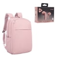 thumbnail image 3 of Combo mochila Dott para laptop 15.6 in COOL CAPITAL y Hyro audífonos TWS STF color rosa, 3 of 5