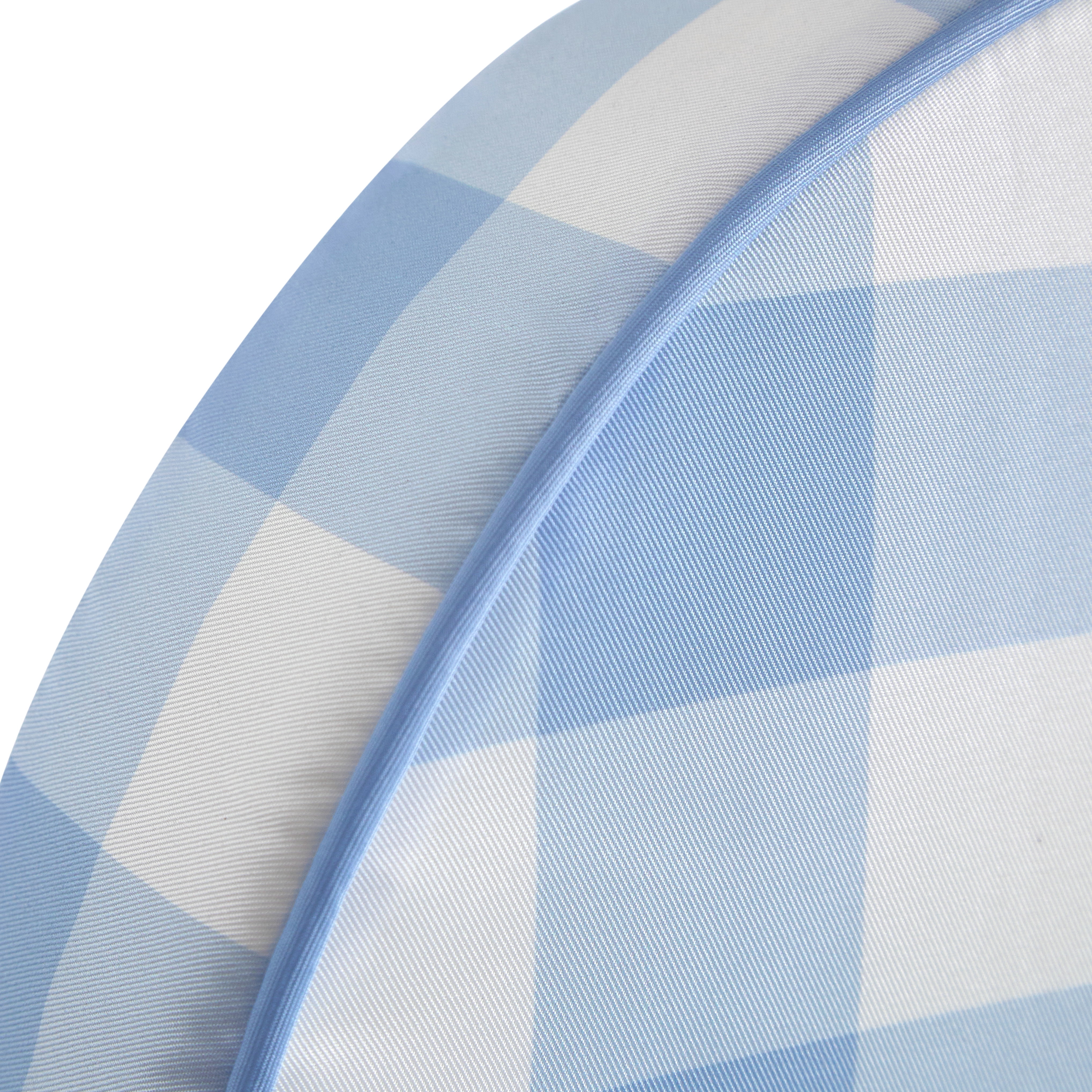 Little Next Toddler Blue Gingham Foam Chair