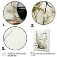 thumbnail image 3 of Designart "Sumi Bird Asian Painting XX" Asian Floater Framed Canvas Print, 3 of 7
