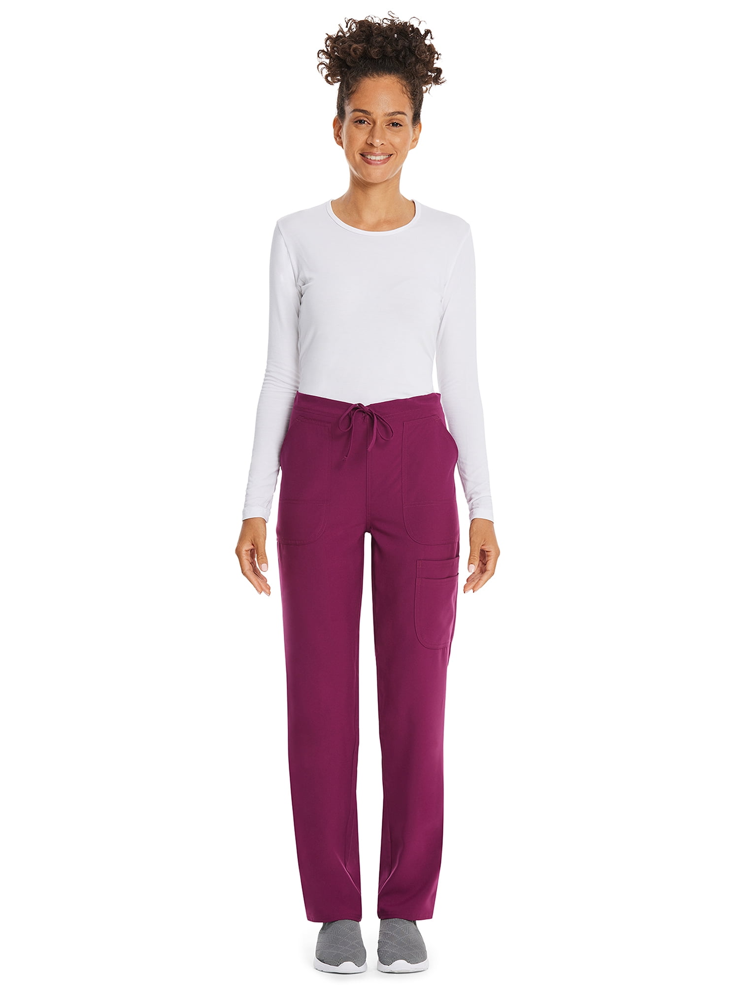 Scrubstar Women's Core Essentials Drawstring Cargo Scrub Pant, Sizes XS-3XL