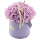 thumbnail image 2 of Caja de Arreglo Floral Circular con Flores Lilas, 2 of 3