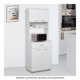thumbnail image 3 of Mueble para Microondas Hometrends Blanco, 3 of 4