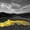Cloudy Sky Puddle Pop, variant on Elephant Stock Cloudy Sky Puddle Pop Wall Art - Horizontal Canvas Wall Art - Living Room Wall Decor - Nature Canvas - Yellow And Black Decor - 51" x 34"