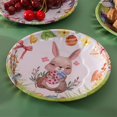 thumbnail image 4 of Garden Bunny DaddyUtility Bandeja de servicio para el hogar con forma de conejo Vajilla decorativa con estampado esquí esquí Gafas de esquí, 4 of 5
