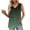 Army Green, variant on Quinlirra Tank Tops For Women 2024 Fashion Women's Spring/Summer Solid Color Casual V-neck Sleeveless Top Tank Top