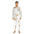 thumbnail image 2 of Ducks Adult Onesie Pajamas Slim Fit Christmas One Piece Suit Pjs for Women and Men Hooded Zipper, 2 of 7
