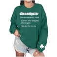 thumbnail image 2 of Sweat à Capuche Imprimé pour la Saint-Patrick, Col Rond, Manches Longues, 2 of 6