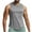 🔥 Gray, variant on Sentmoon Men Tank Tops Undershirt Summer Sleeveless Crew Neck Men Vest Solid Color Relaxed Fit Plus Size Muscle Fitness Clothing Hawaiian for Layering Under Shirts Orange M