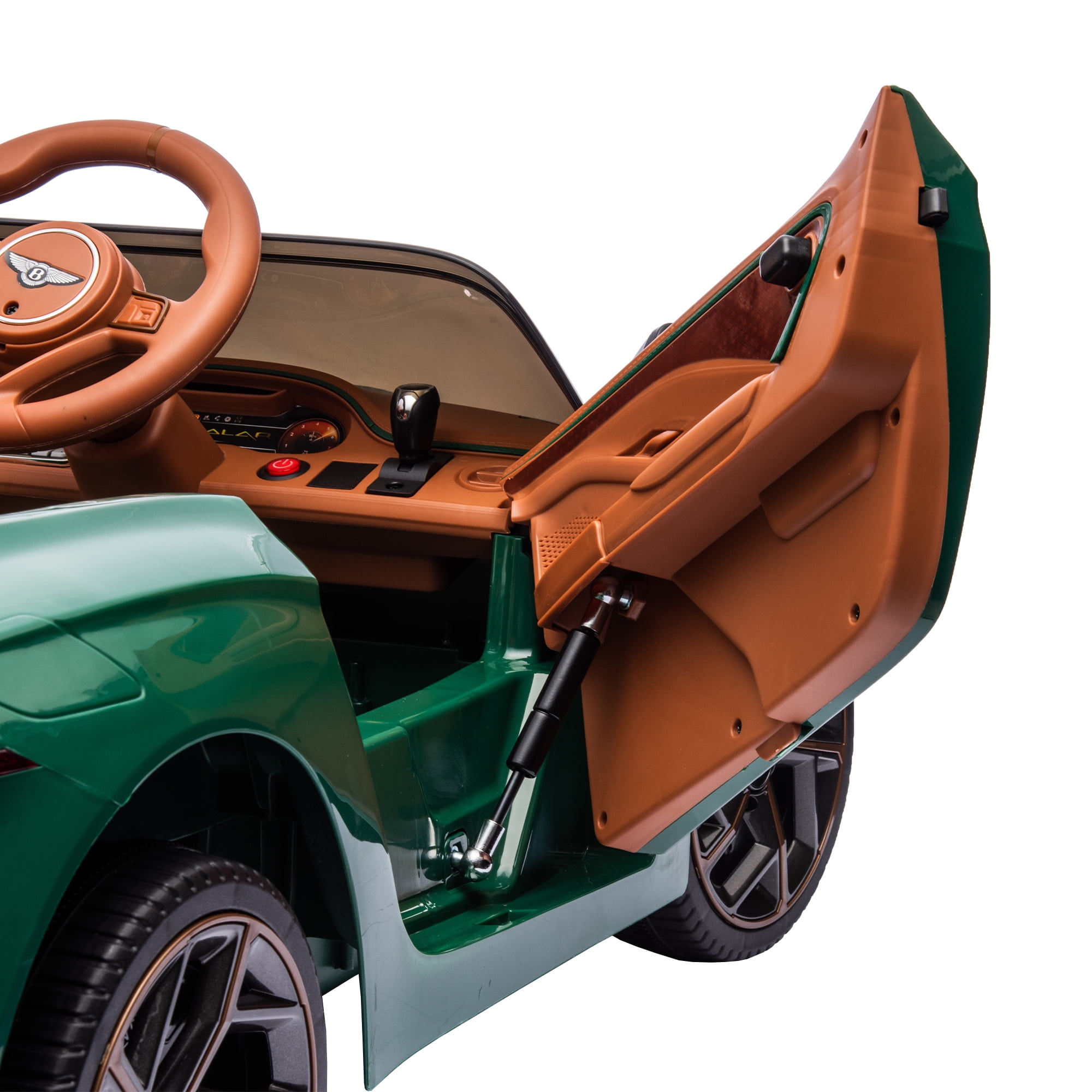 Resenkos Official Licensed Bentley Kids Ride on Car, 12V 7A Battery Powered Vehicle with Remote Control 3 Speeds MP3 USB, Green Resenkos Official Licensed Bentley Kids Ride on Car, 12V 7A Battery Powered Vehicle with Remote Control 3 Speeds MP3 USB, Green