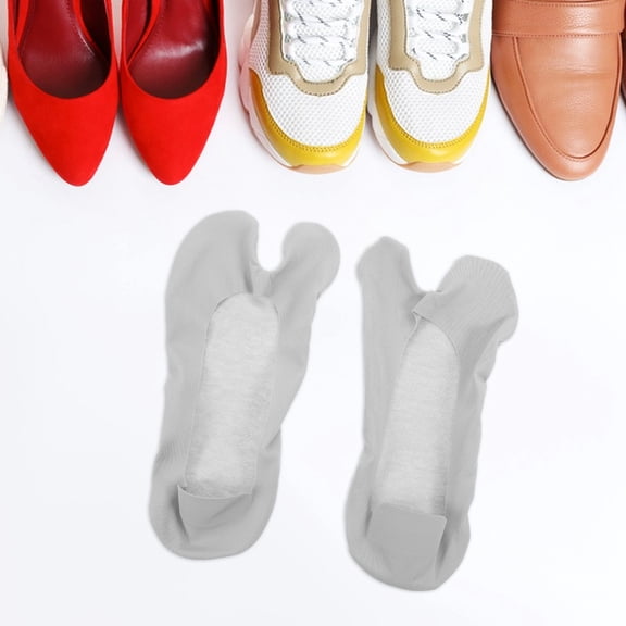 PENIKOKO 2 Pairs Women's Toe Warmers, Assorted Colors, Invisible Design, Comfortable Fit, Soft and Cozy for Indoor Use