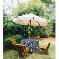 thumbnail image 2 of Vargottam Indoor/OutdoorRoundTablecloth 58 InchTablecloth With Umbrella Hole & Zip, Waterproof TableCloth, TableCovers For Backyard Table -Royal Blue, 2 of 7