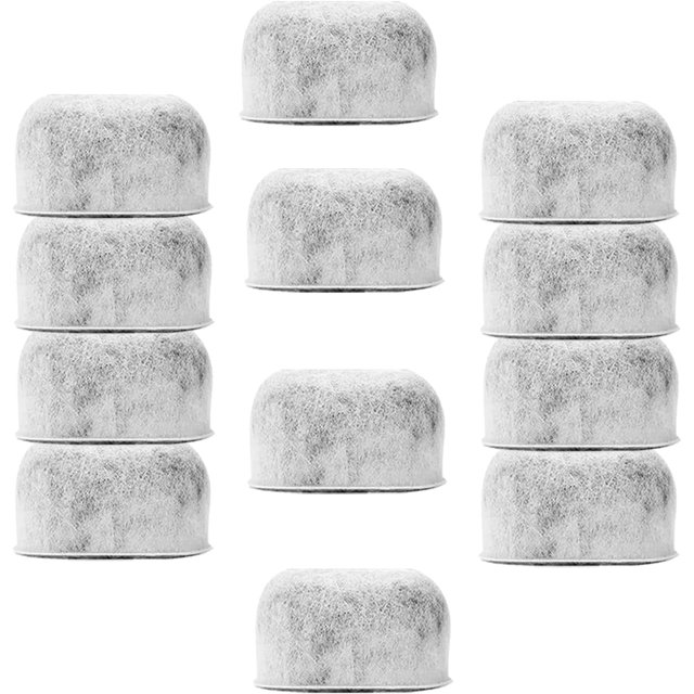 12 Pack Replacement Charcoal Water Filters for All Cuisinart Coffee Machines - Cuisinart Compatible (Not Keurig) Filters Replace Cuisinart DCC-RWF