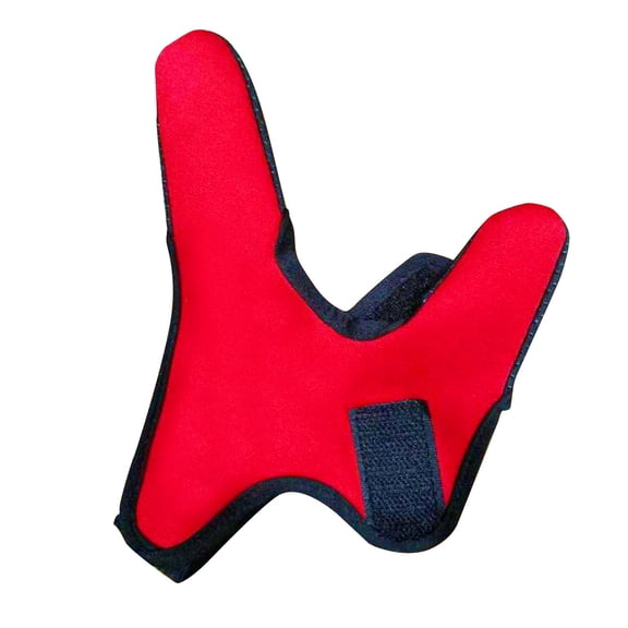 Pitycbo Double Finger Gloves for Fishing Finger Protector Unisex Outdoor Work Anti Thron Red