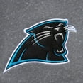 thumbnail image 5 of Men's Mitchell & Ness  Heather Gray Carolina Panthers Vintage Logo Snow Washed Fleece Pullover Hoodie, 5 of 5