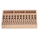 thumbnail image 3 of Leather Tool Holder 3 Grid 98 Holes Wooden Leathercraft Tool Rack Leather Working Tool Storage Stand Gift, 3 of 3