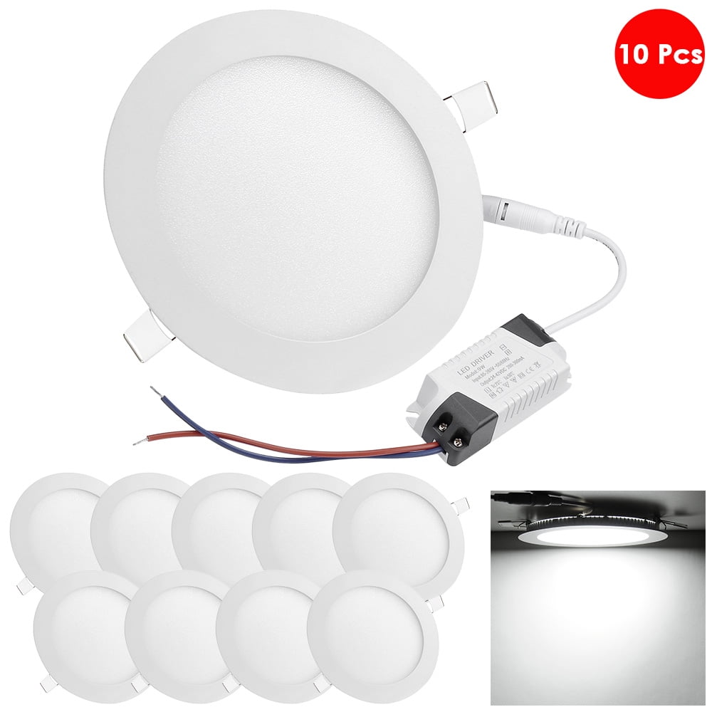 Low Energy Consumption Non Dimmable 6000K Office Mall Aolyty 6W Ultra Thin LED Ceiling Panel Light 4 Recessed Square Downlight for Home