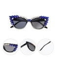 thumbnail image 1 of HOOWIFFY 1 Pair Blue PC Sunglasses For Teen Girls Fashionable Design Summer Use, 1 of 8