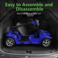 thumbnail image 5 of Arshin Improve 4 Wheel Mobility Scooter for Seniors,Foldable Powered Mobile Wheelchair for Adult 300lbs,Blue, 5 of 14