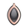 thumbnail image 1 of Bellabeat Leaf Chakra Smart Jewelry Women's Wellness Health Tracker - Power, Infinity Necklace Included Onyx - Rose Gold, unisex, 1 of 1