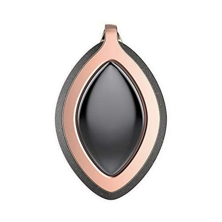 UPC: 0856152007608 | Bellabeat Leaf Chakra Smart Jewelry Women s Wellness Health Tracker – Power Infinity Necklace Included Onyx – Rose Gold unisex